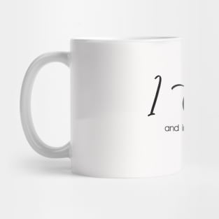 I grow and improve every day, I Motivational affirmation design Mug